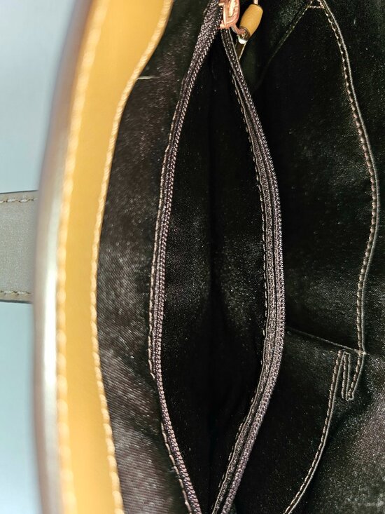 Coach Vintage Signature Jacquard Shoulder Bag | Style D0768 | Leather Trim | Hor - Picture 16 of 16